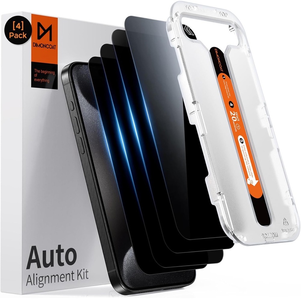 Diamond Supply Co. Black Screen Protector Kit with Auto Alignment
